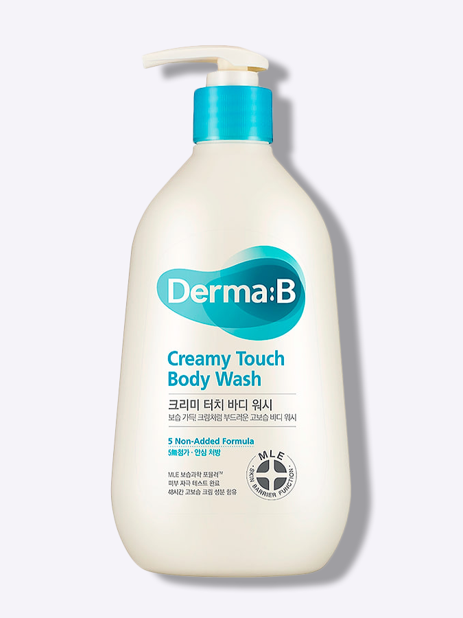 Ламеллярный крем-гель для душа Derma:B Creamy Touch Body Wash, 400 мл