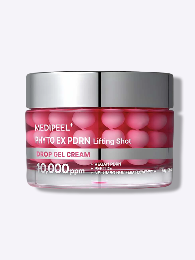 Капсульный крем для лица с эффектом лифтинга и сияния Medi-Peel Phyto Ex PDRN Lifting Shot Drop Gel Cream, 50 мл