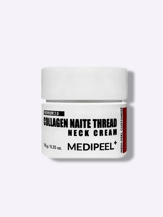 Моделирующий крем с коллагеном и пептидами для шеи и декольте Medi-Peel Premium Collagen Naite Thread Neck Cream 2.0, 10 мл (миниатюра) 	 Моделирующий крем с коллагеном и пептидами для шеи и декольте Medi-Peel Premium Collagen Naite Thread Neck Cream 2.0, 10 мл (миниатюра)