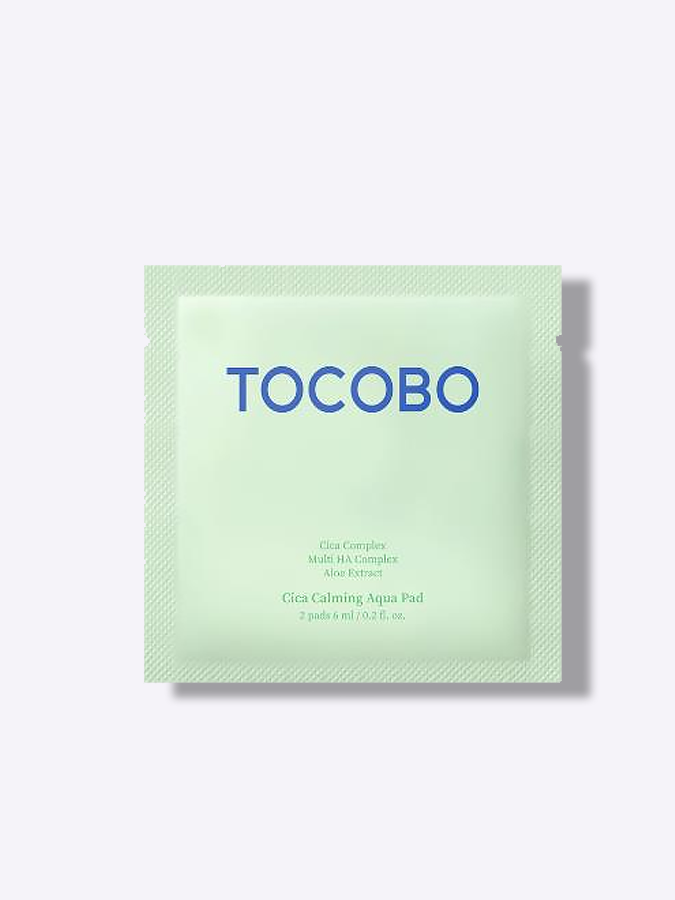 Успокаивающие тонер-пэды для лица с охлаждающим эффектом Tocobo Cica Calming Aqua Pad, 2 шт (миниатюра) Успокаивающие тонер-пэды для лица с охлаждающим эффектом Tocobo Cica Calming Aqua Pad, 2 шт (миниатюра)
