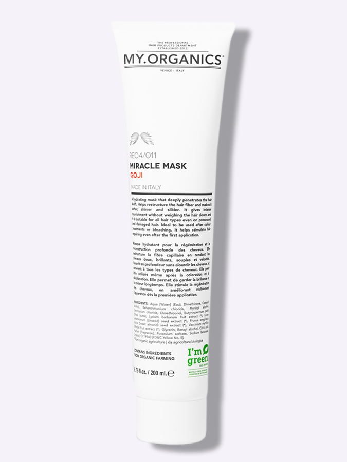 Восстанавливающая маска для волос с ягодами годжи MY.ORGANICS RESURRECTION MIRACLE MASK, 200 мл