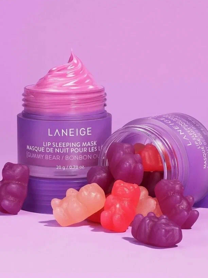 Ночная восстанавливающая маска для губ с ароматом мармелада Laneige Lip Sleeping Mask Gummy Bear, 20 г