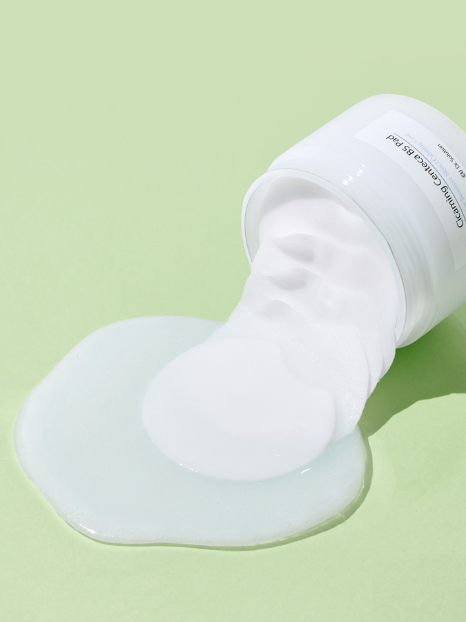 Успокаивающие пэды для лица с молочной пропиткой на основе пантенола и центеллы CUSKIN DR. SOLUTION Cicaming Centeca B5 Pad, 160 г