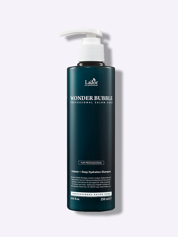 Увлажняющий шампунь для объёма и гладкости волос Lador Wonder Bubble Shampoo, 600мл