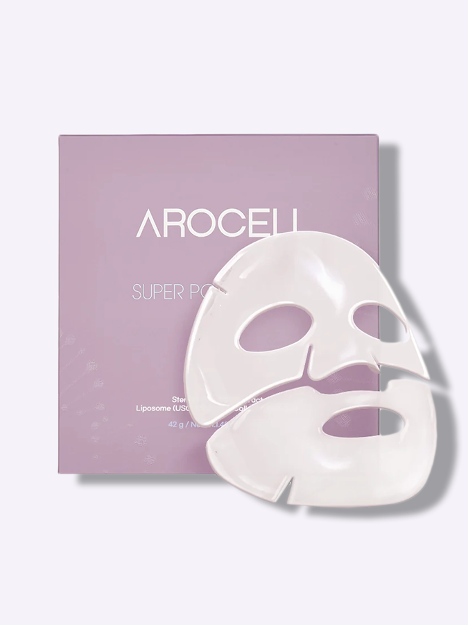 Концентрированная ампульная гидрогелевая маска с низкомолекулярным коллагеном AROCELL Super Power Mask EX, 42 г Концентрированная ампульная гидрогелевая маска с низкомолекулярным коллагеном AROCELL Super Power Mask EX, 42 г