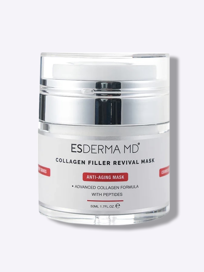 Маска для заполнения морщинок и восстановления упругости кожи лица ESDERMA MD Collagen Filler Revival Mask, 50 мл