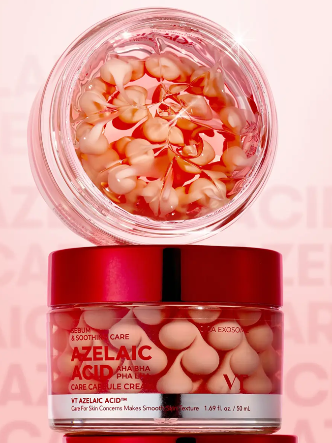 Капсульный крем с азелаиновой кислотой для проблемной кожи VT COSMETICS Azelaic Acid Care Capsule Cream, 50 мл