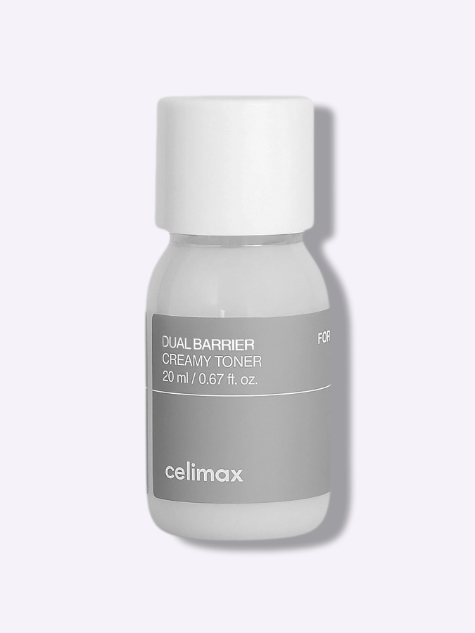 Кремовый барьерный тонер для кожи лица Celimax Dual Barrier Creamy Toner, 20 мл (миниатюра)