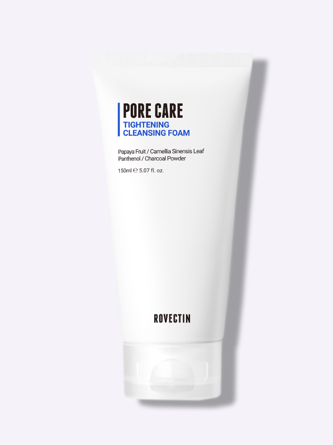 Очищающая пенка для сужения пор Rovectin Pore Care Tightening Cleansing Foam, 150 мл