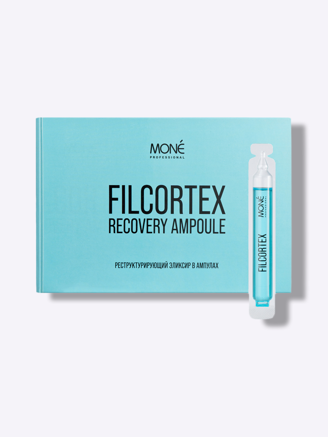 Эликсир реструктурирующий в ампулах MONE Professional FILCORTEX RECOVERY AMPOULE, 10 мл