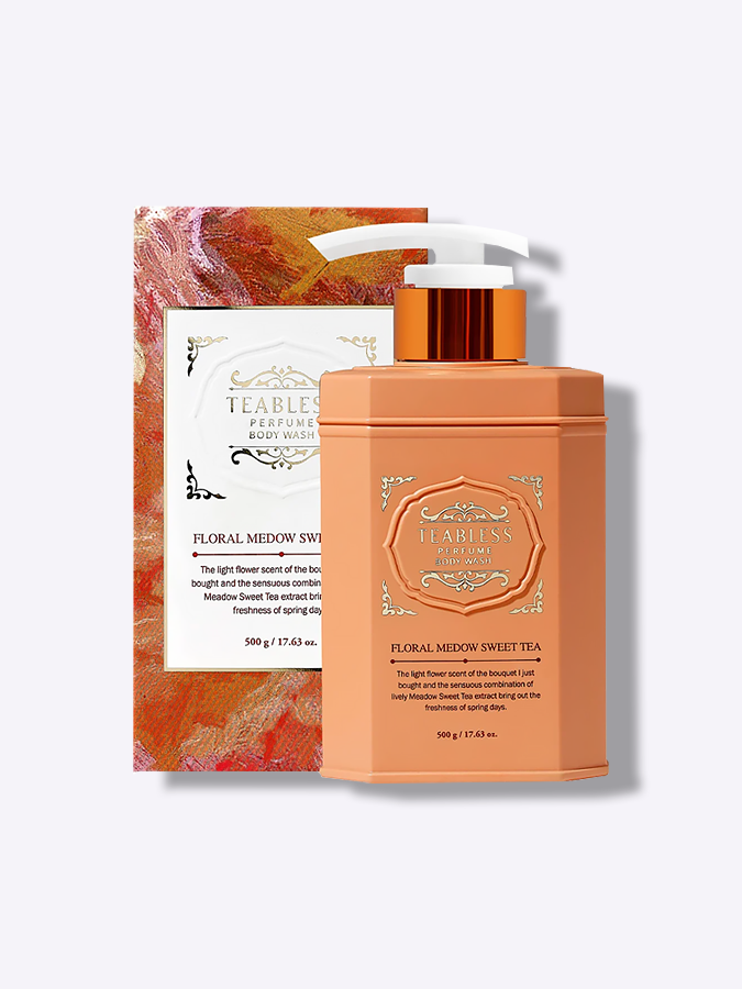 Парфюмированный гель для душа «Цветочный чай» TEABLESS Floral Medowsweet Tea Perfume Body Wash, 500 г