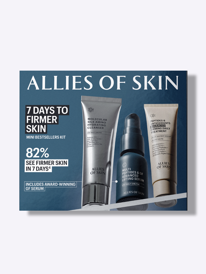 Набор для дневного ухода с выраженным anti-age эффектом Allies Of Skin 7 Days to Firmer Skin Kit, 3 items