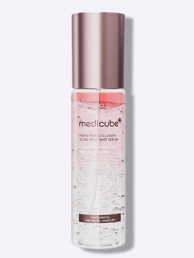 Сыворотка-мист с ПДРН и коллагеном для сияния кожи Medicube PDRN Pink Collagen Glow Jelly Mist Serum, 100 мл
