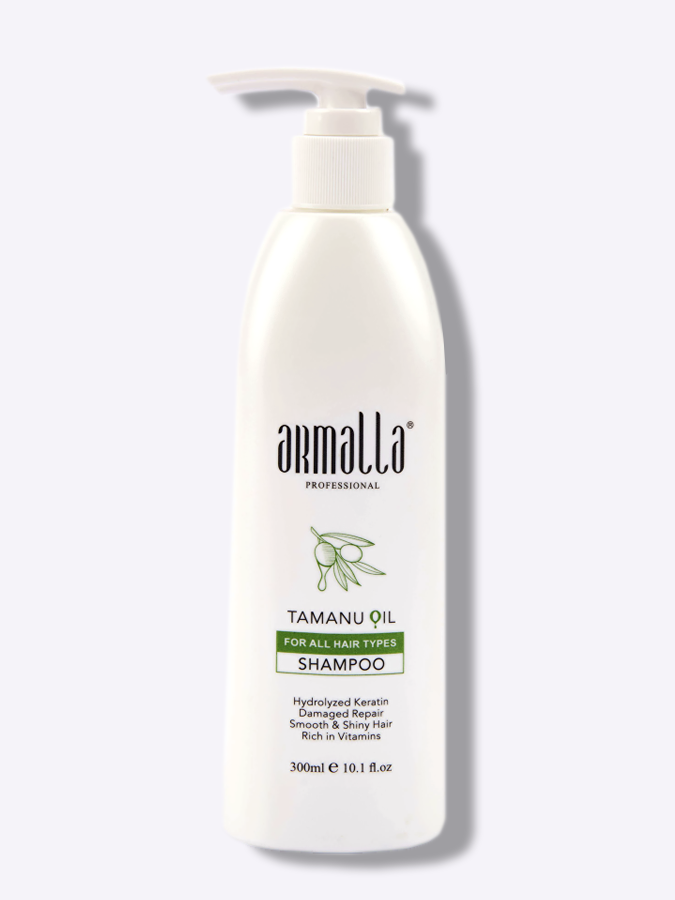 Нежный шампунь для эластичности и блеска волос с маслом таману Armalla Tamanu Oil Shampoo, 300 мл
