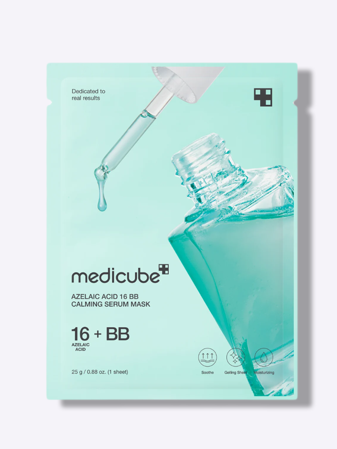 Успокаивающая маска с азелаиновой кислотой Medicube Azelaic Acid 16 BB Calming Serum Mask, 25 г