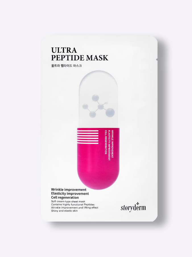 Омолаживающая тканевая маска для лица с пептидами Storyderm Ultra Pepetide Mask, 25 мл