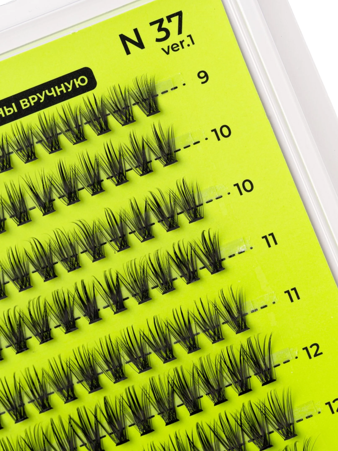 Накладные ресницы ПАЛЕТКА "КЛАССИКА 40D" N37 ver.1 SHE SEE EYELASHES PROFESSIONAL LINE №37.1