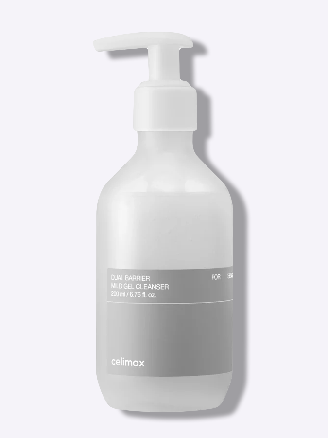 Гель-пенка для умывания с комплексом церамидов Celimax Dual Barrier Mild Gel Cleanser, 200 мл