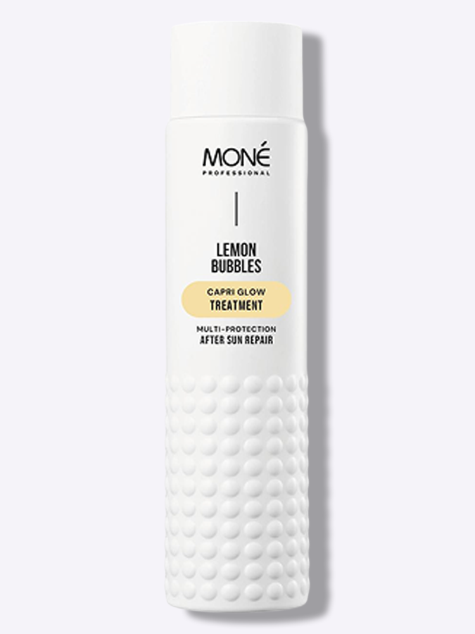 Уход-маска для волос солнцезащитная MONE LEMON BUBBLES CAPRI GLOW TREATMENT, 300мл