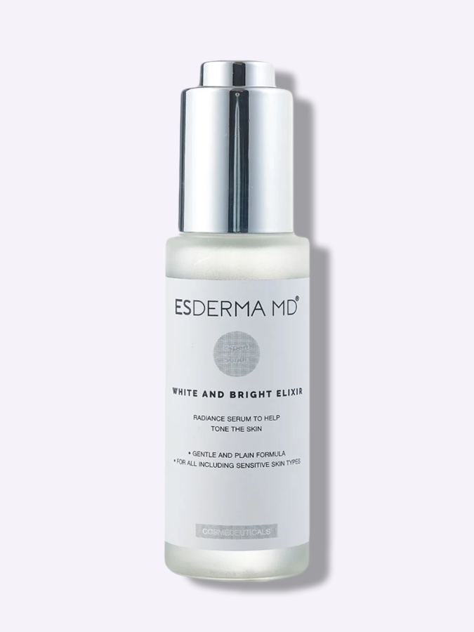 Сыворотка для выравнивания тона кожи лица и сдерживания пигментации ESDERMA MD White and Bright Elixir, 30 мл
