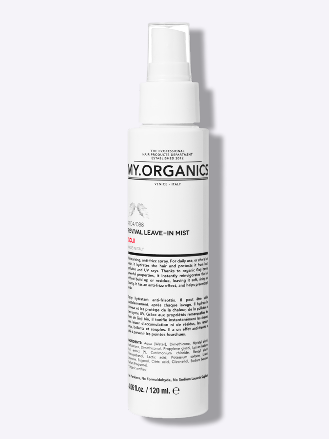 Лёгкий спрей для мягкости и распутывания волос MY.ORGANICS REVIVAL LEAVE IN MIST, 120 мл