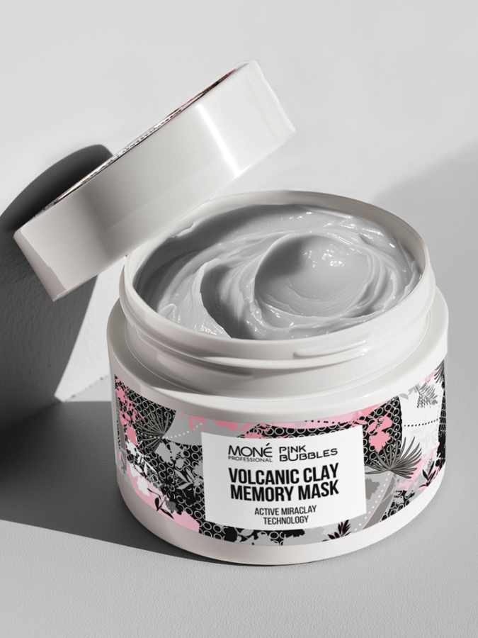 Моделирующая маска для волос с вулканической глиной MONE Professional VOLCANIC CLAY MEMORY MASK, 200 мл