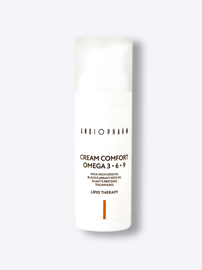 Крем-комфорт с комплексом омега 3-6-9 ANGIOPHARM Cream Comfort Omega 3-6-9, 50 мл