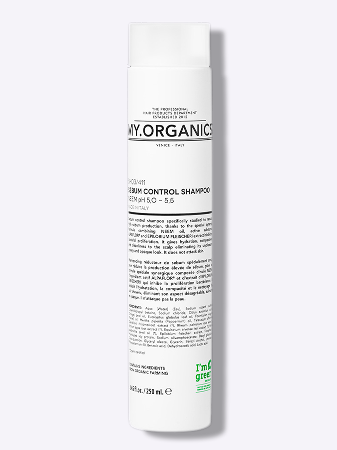 Регулирующий шампунь для свежести и баланса MY.ORGANICS MY SCALP SEBUM CONTROL SHAMPOO, 250 мл