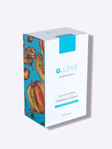 Маска для укрепления и обновления поврежденной и тусклой кожи G.LOVE Face Enzym Mask PUMPKIN&CALENDULA, 8*6мл Маска для укрепления и обновления поврежденной и тусклой кожи G.LOVE Face Enzym Mask PUMPKIN&CALENDULA, 8*6мл