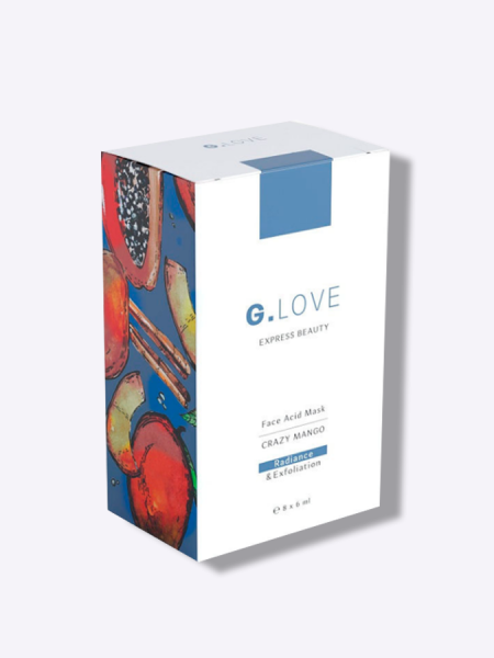 Обновляющая маска для сияния кожи лица G.LOVE Face Acid Mask CRAZY MANGO, 8*6мл Обновляющая маска для сияния кожи лица G.LOVE Face Acid Mask CRAZY MANGO, 8*6мл